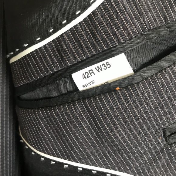 Ben Sherman blue pinstripe suit - Picture 3 of 6